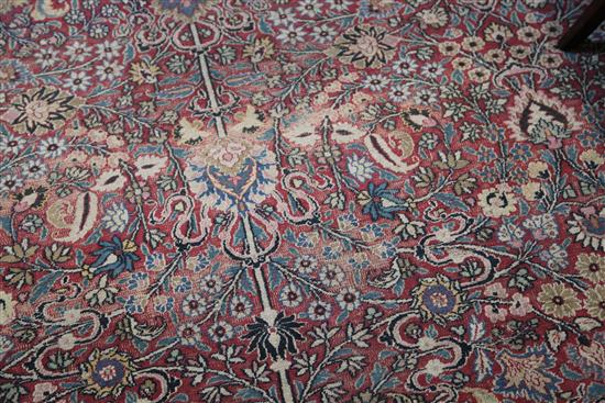 A Kirman carpet, 19ft x 15ft 6in.